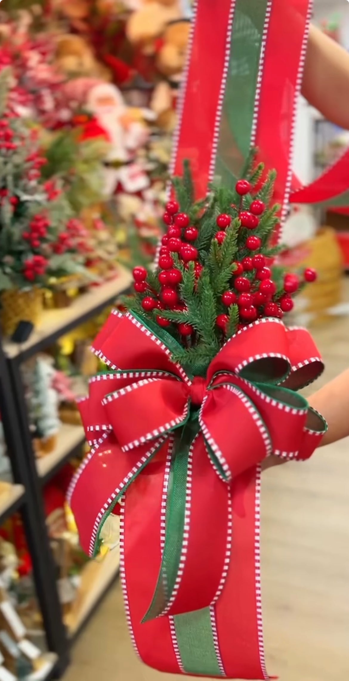 Escapulario navideño rojo y verde | Belvaron