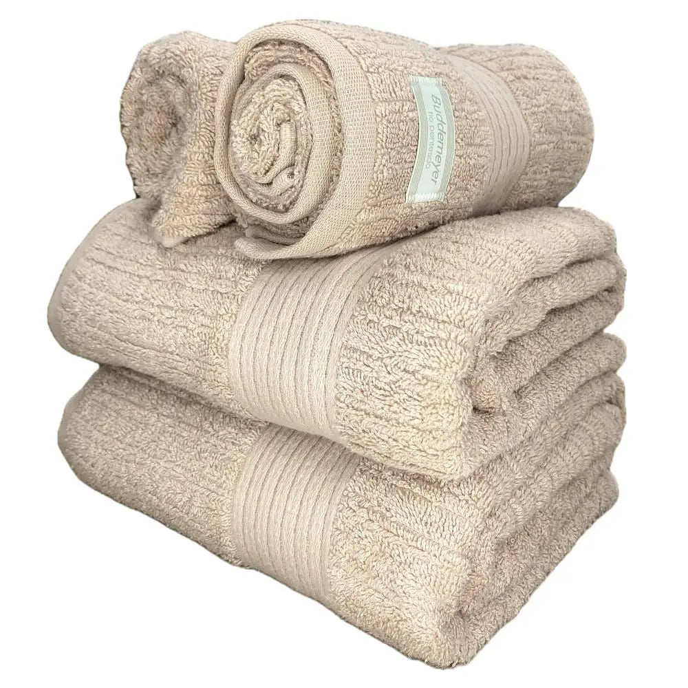 Juego de toallas de baño Serena hilo peinado 4 piezas suave