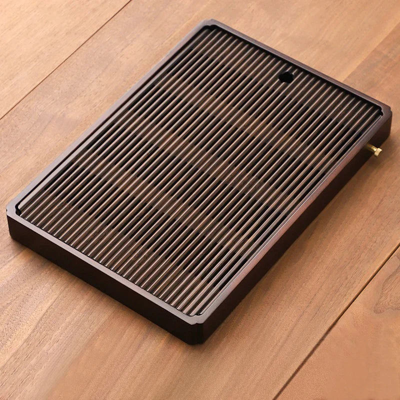 Bandeja para té de bambú natural