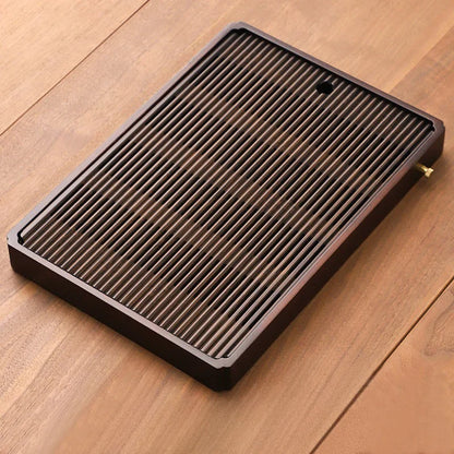 Bandeja para té de bambú natural