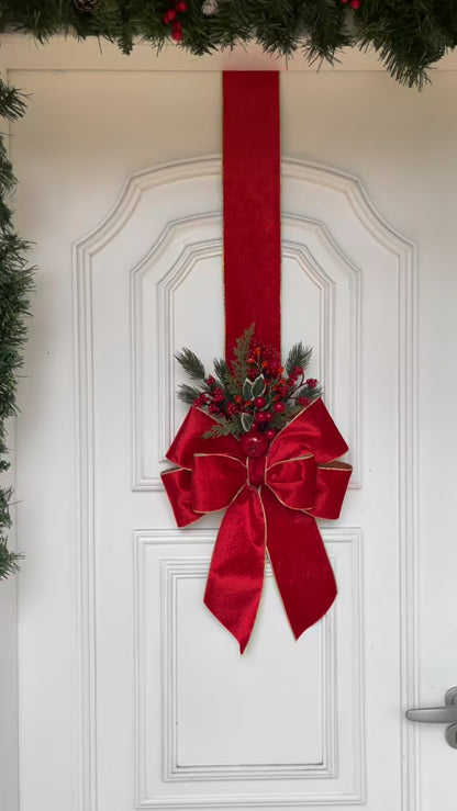 Escapulario navideño rojo clásico | Belvaron