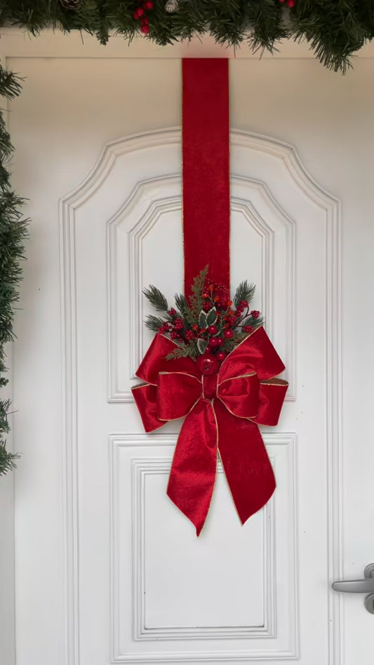 Escapulario navideño rojo clásico | Belvaron