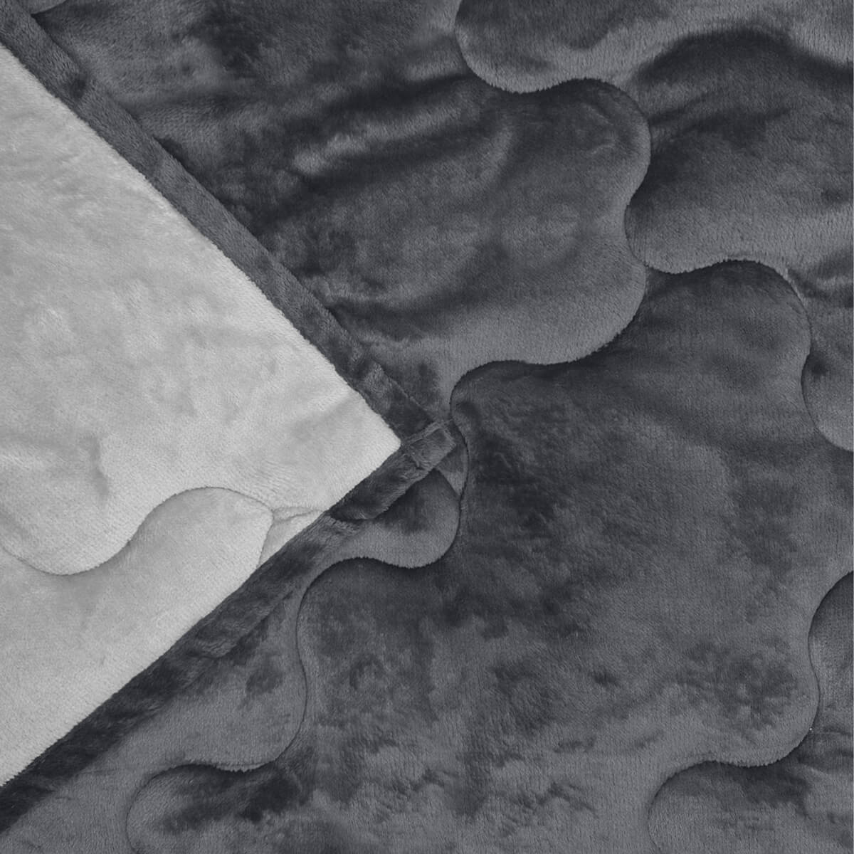 Edredón de microfibra doble faz Flannel Plush Buettner